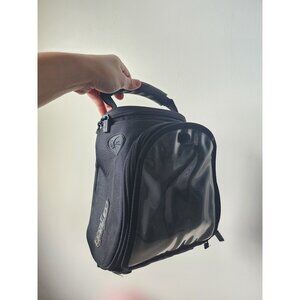 Cortech black super mini motorcycle tank bag strap mount